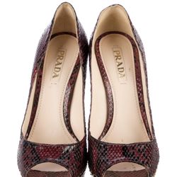 Prada Snakeskin Heels Size 9