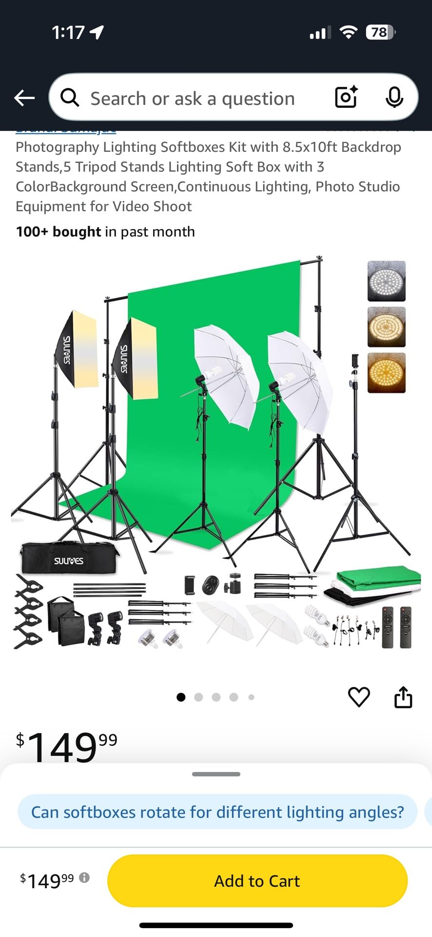Photography Lighting Equipments ( MOVING SALE)