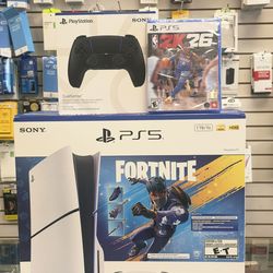 Ps5 fortnite bundle with extra controller,  bundle on payments with $49 down