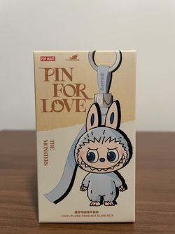 Pop Mart Labubu – The Monsters “Pin for Love” A‑M Blind Box Brand New