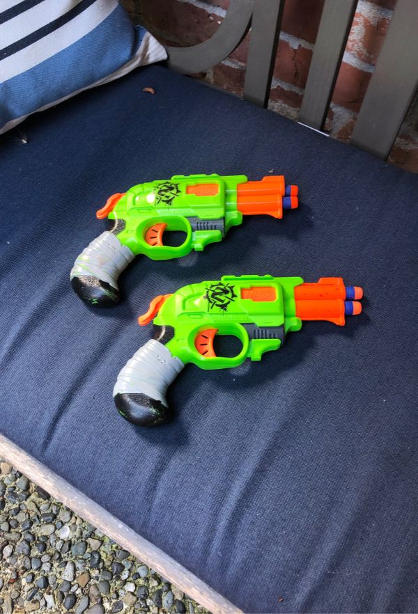 Two nerf Double strike pistols fully loaded brand new for Sale in Mercer Island, WA - OfferUp