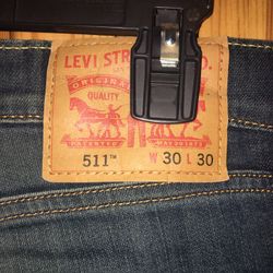 Mens Levis 30/30 511 Skinny