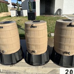 Free 3 Rain Barrels First Come First Serve