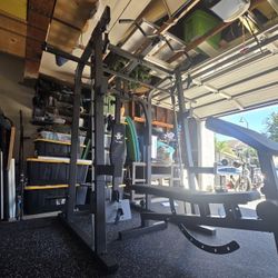 Smith Machine 2001 | Multi-Use Adj Bench | Gym Equipment | Fitness | Squat Rack | Excercise |🔴WEIGHTS AND BARBELL SOLD SEPARATELY 🔴 FREE DELIVERY 🚚