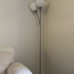 Silver Floor Lamp