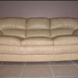 Leather Sofa 