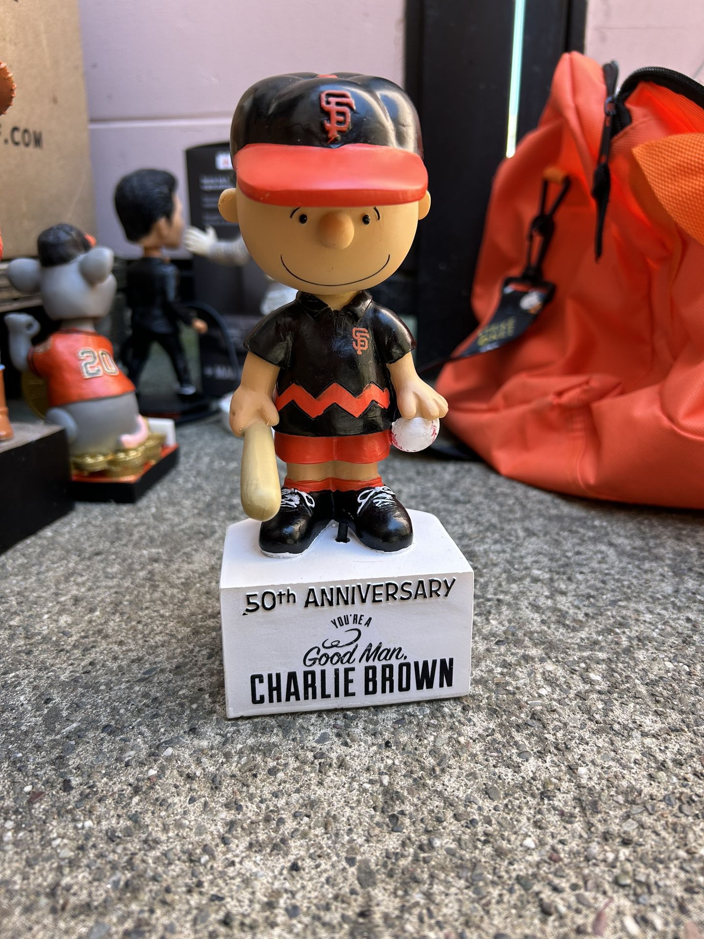 Charlie Brown San Francisco Giants Bobblehead 