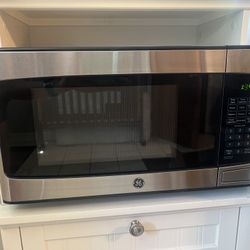 Stainless Steel GE Microwave