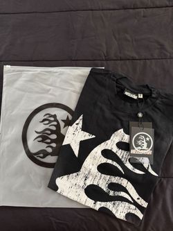 Hellstar Black Graphic T-Shirt with Tags