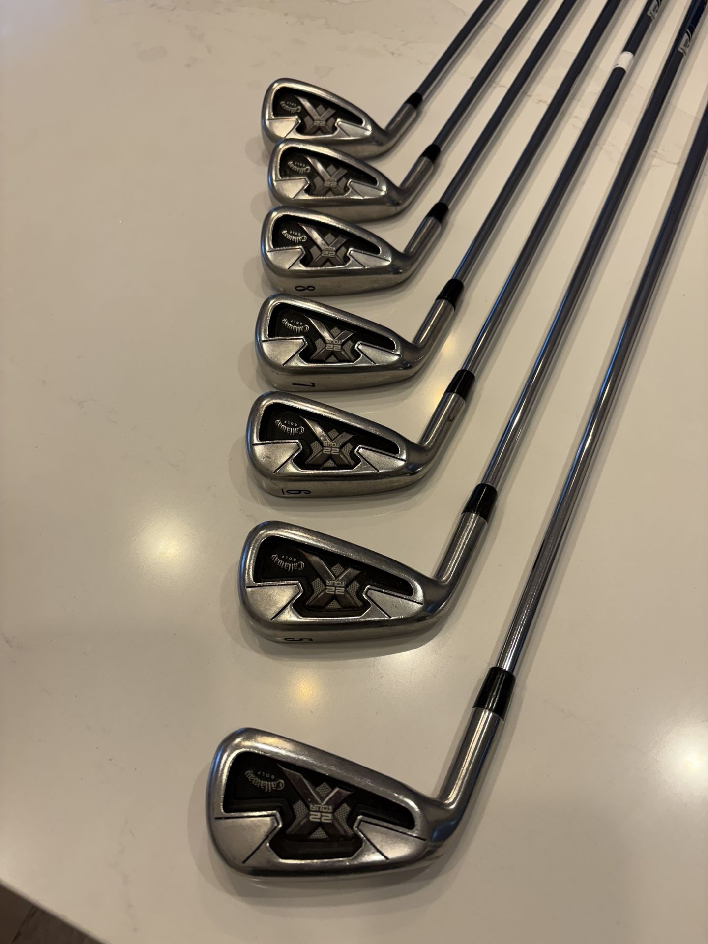 Callaway X22 Tour - LH Golf Club Iron Set