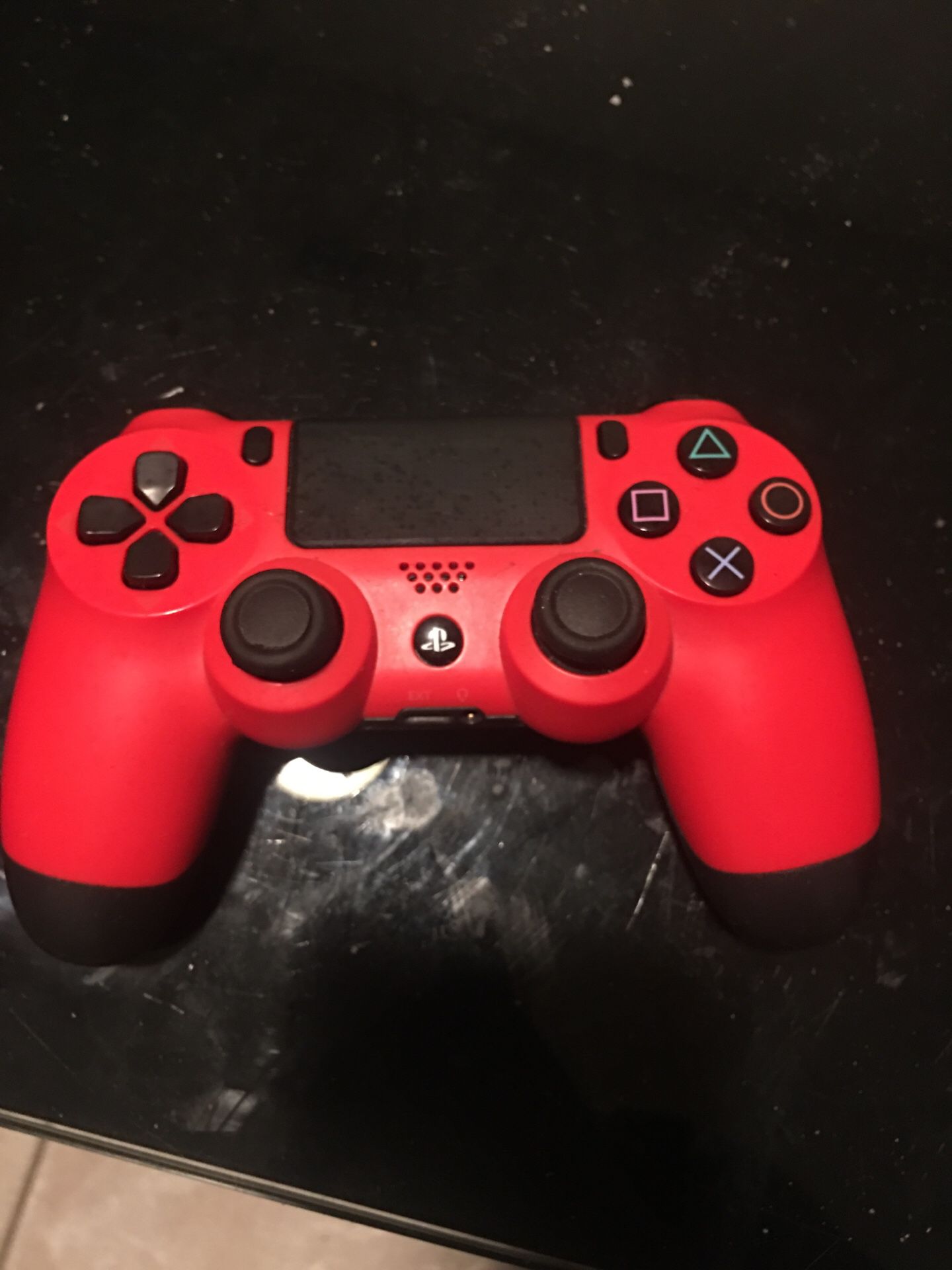 PS4 controller red