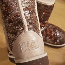 UGG Brown Sequined Boots