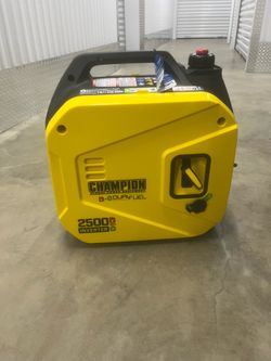 Champion 2500 watt dual fuel inverte generator