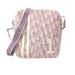 Christian Dior Shoulder Bag Purse Trotter Pink