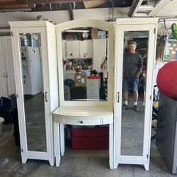 Pottery Barn Makeup Vanity, Organizer Or Just Storage