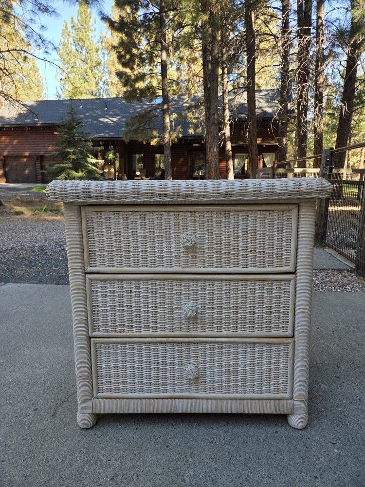 Wicker Dresser