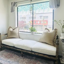Farmhouse - Victorian Sofa Bench  / Settee 