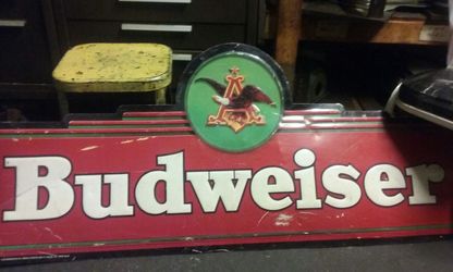 1994 budweiser sign