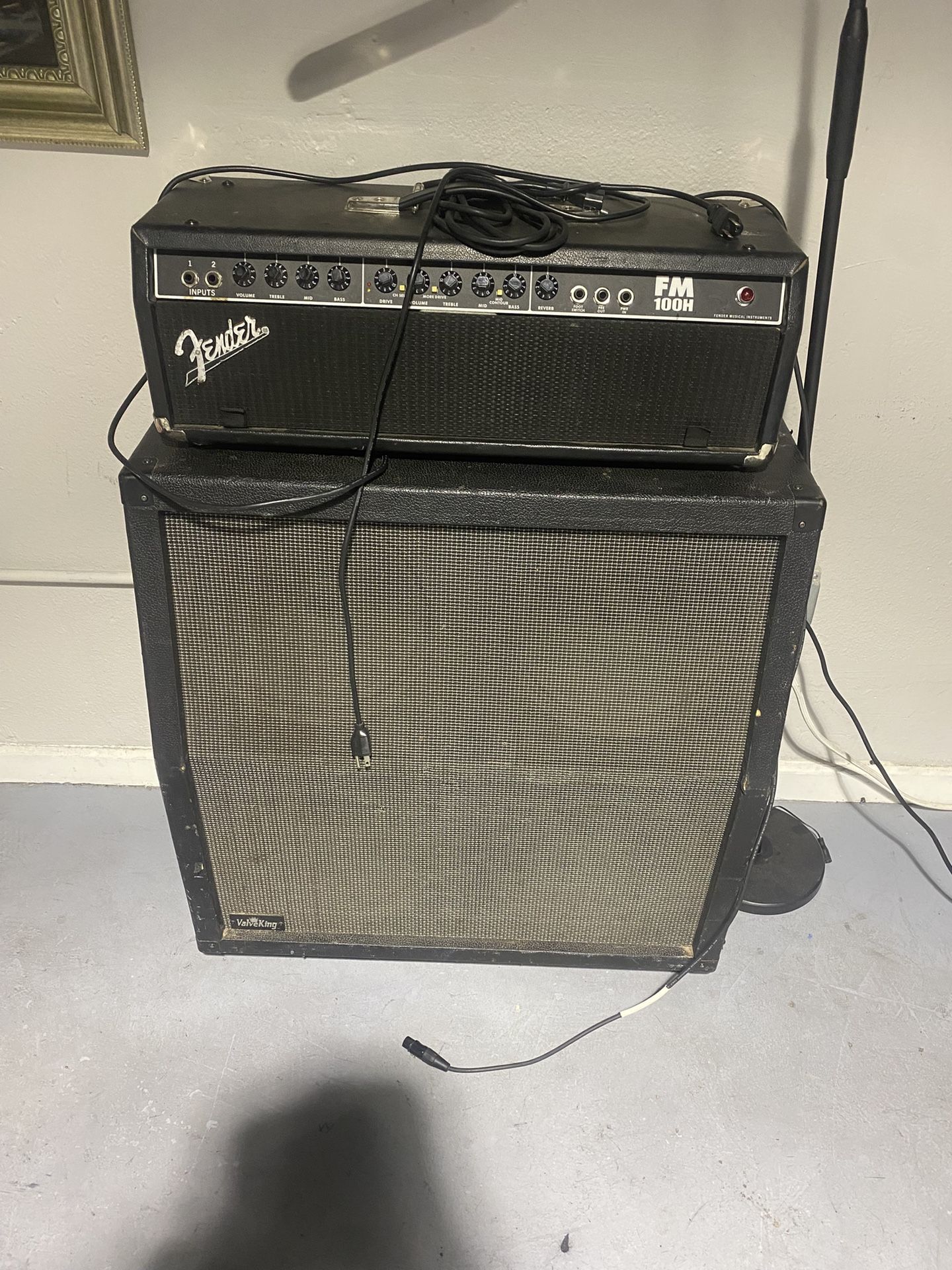 Fender Fm 100h and Peavy Cabinet
