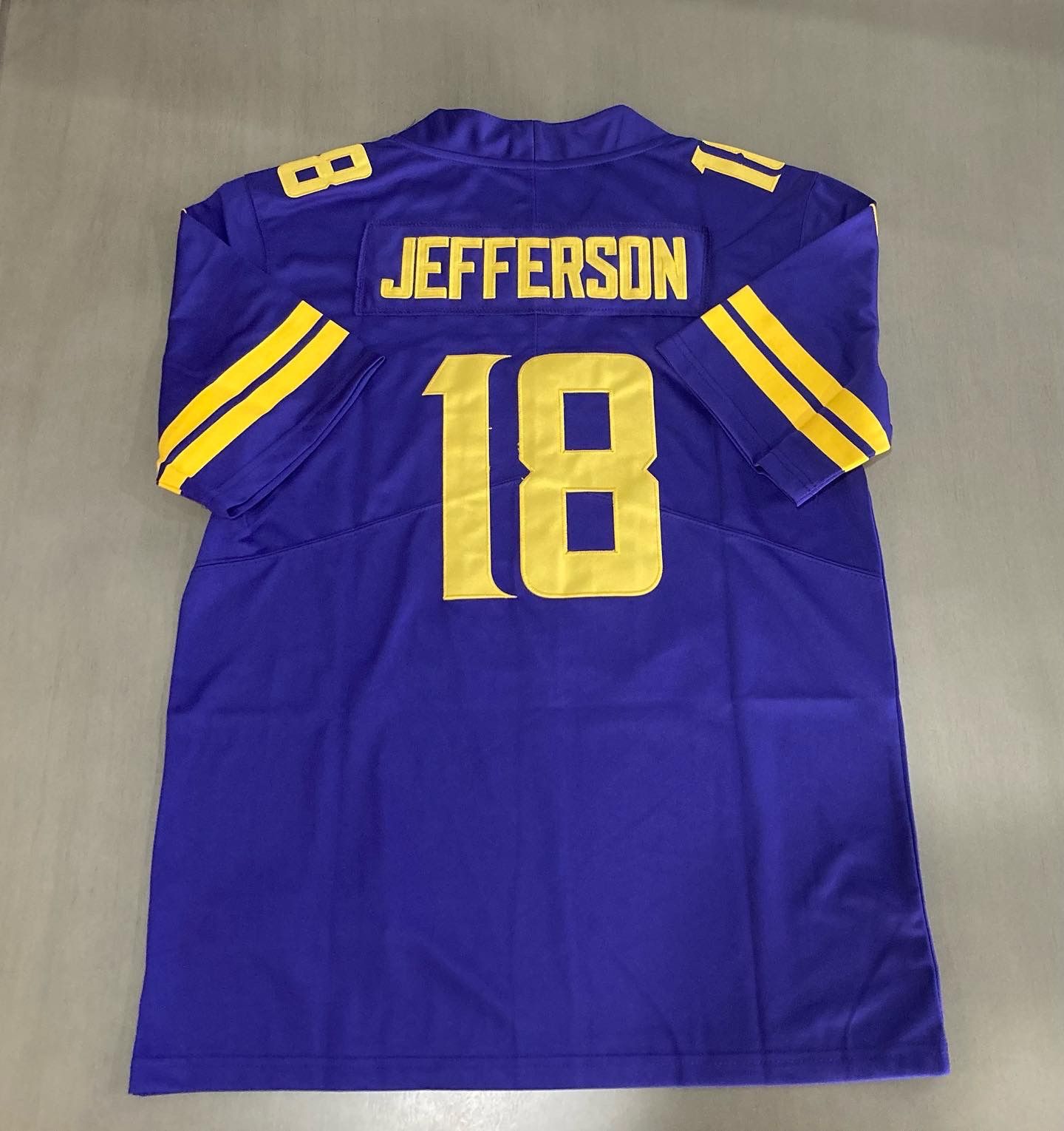 justin jefferson purple and yellow jersey