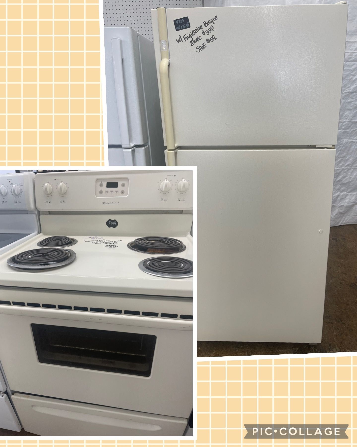 Refrigerator & Stove Sets- Save $59!! Guaranteed 30 Days! Same Day Delivery Available
