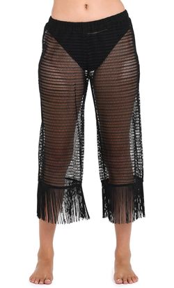 La Blanca Women's Cropped Pant Swimsuit Cover Up