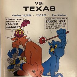 Rice Owl Football vs UT Football Programs 