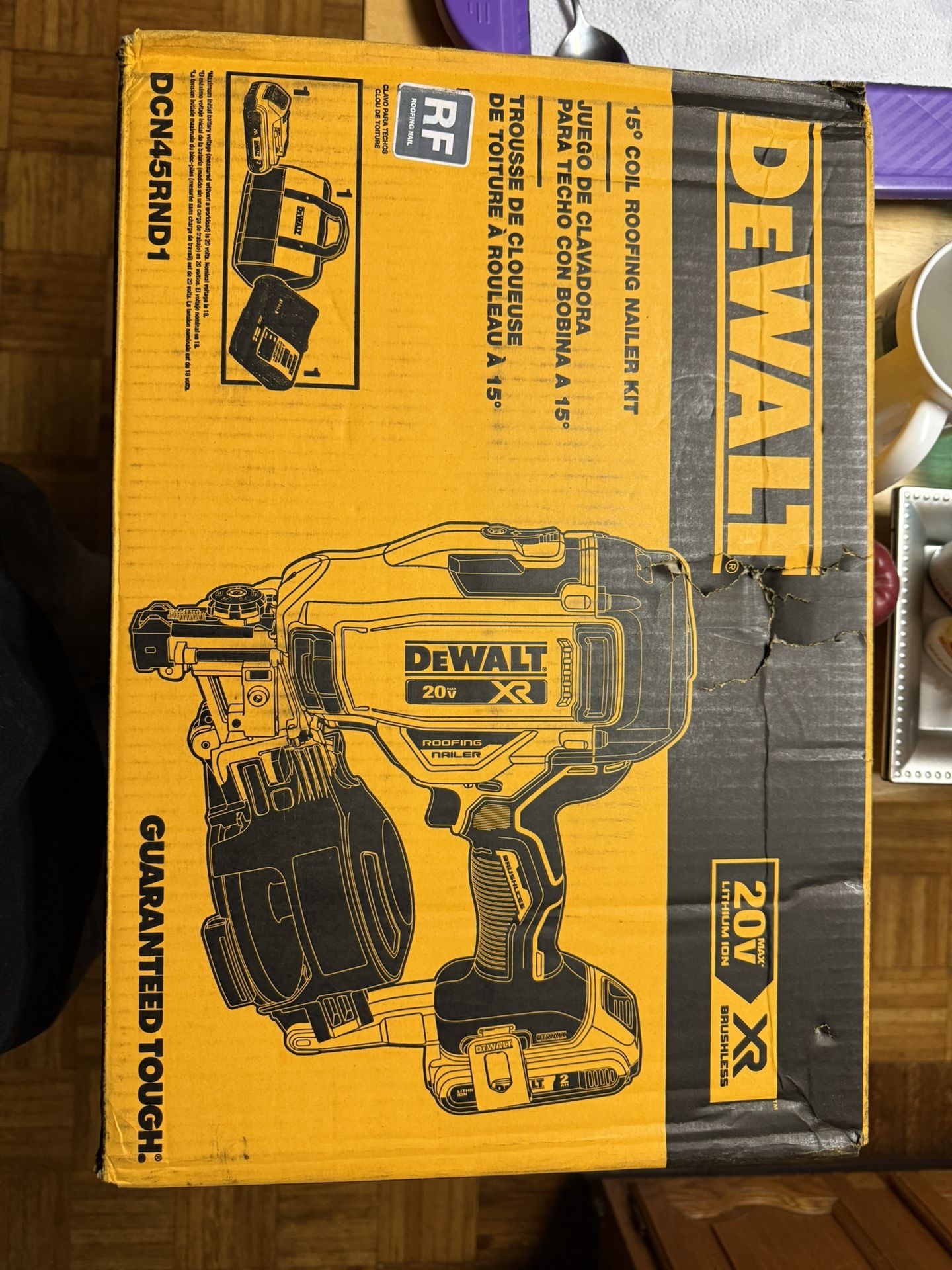 NIB DEWALT ROOF NAILER KIT,