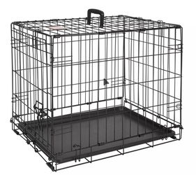Used Top Paw single-door folding wire dog crate — PetSmart Style.