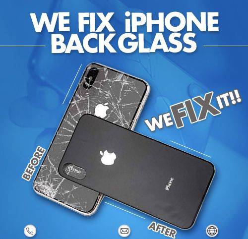 Get your iphone back glass replaced professionally