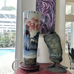 Chinese Umbrella Vase