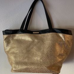 Gold Metallic Versace Tote Weekender 