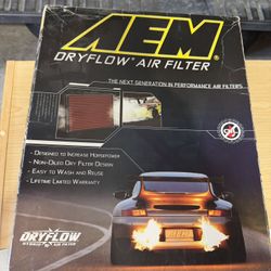 Aem Drop In Air Filter Like New. Fits Dodge Trucks 2011 To 2015. Possibly Newer.