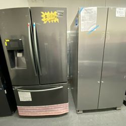 French Door Stainless Steel Refrigerators Only 50$ Down Needed