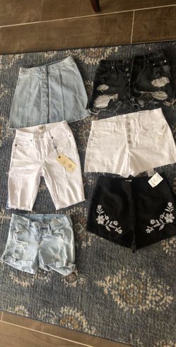 Shorts and a skirt