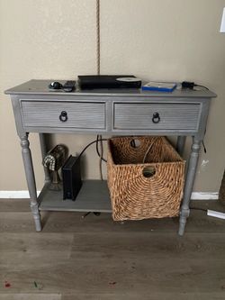 2 Drawer Sofa/Console Table TV Stand $15