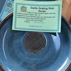Authentic Garlic Grating Dish 