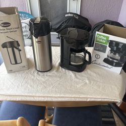 Stainless Steel Lined Vacuum Server And A Coffee Maker Continental 