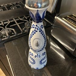 Tequila Close Azul Collectible Bottle - Empty 