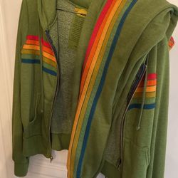 2 Piece- Aviator Nation Green Sweat Suit Set - 2 Piece 