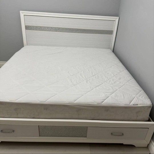King Size Bed Frame With Drawers