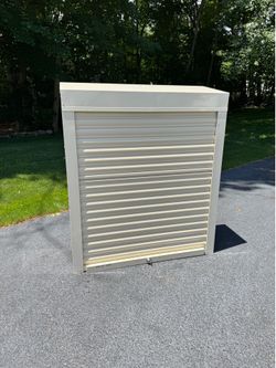 Commercial grade.Locking storage cabinet/locker