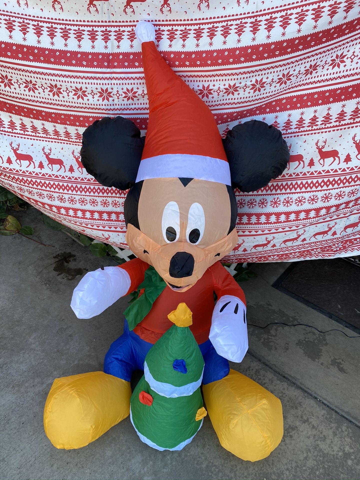 New Disney Mickey Mouse Christmas inflatable