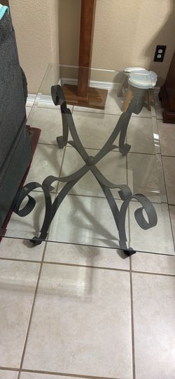 Glass tables for living room area