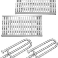 Ceramic Rod Radiant Tray for DCS BBQ Grills - 27DBQR, 36 & 48 Inch Grills - Stainless Steel Briquette Tray
