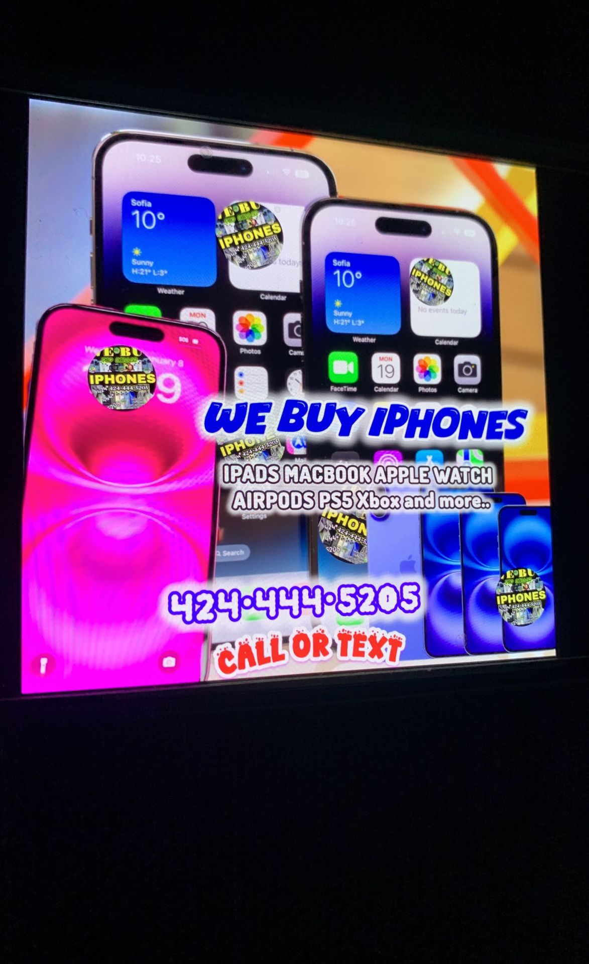 Apple iPhone, 16 Pro Max Buyer Samsung + Tablet S10 S9