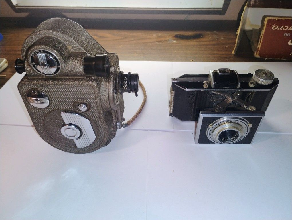 Vintage Kodak Bantam camera & Rever 88 video Recorder
