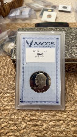 1977 $1 S proof mint highly collectible