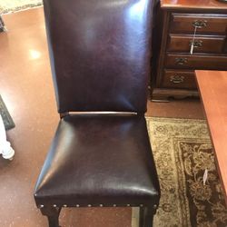 4 Full Hide Luxury Leather Chairs