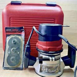 Craftsman USA Heavy Duty Router 1-1/2 HP Double Insulated 8 Amps (contact info removed)40 2500